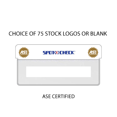 Spot Check Plastic Holders with ASE CERTIFIED Logos